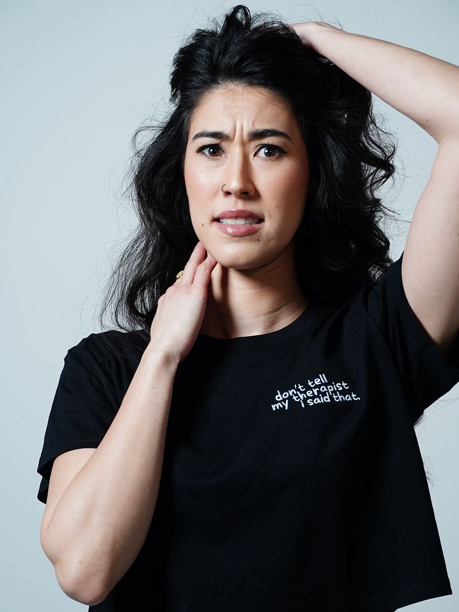 Therapy Cropped Tee (Embroidered) product image (13)