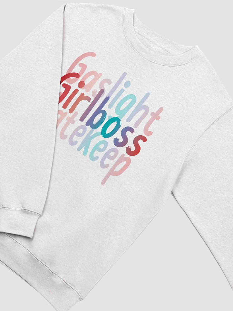 Gaslight Girlboss Gatekeep Gradient Sweatshirt product image (7)