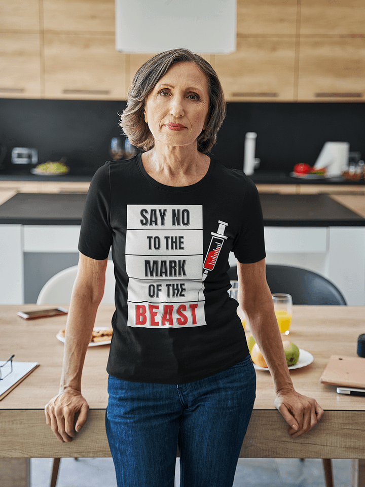 Say No To The Mark Of The Beast End Times Revelation T-Shirt product image (1)