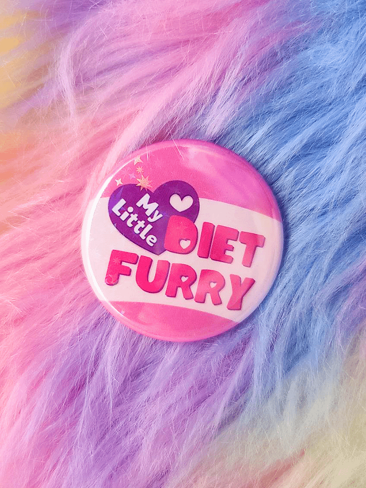 My Little Diet Furry | Button product image (2)