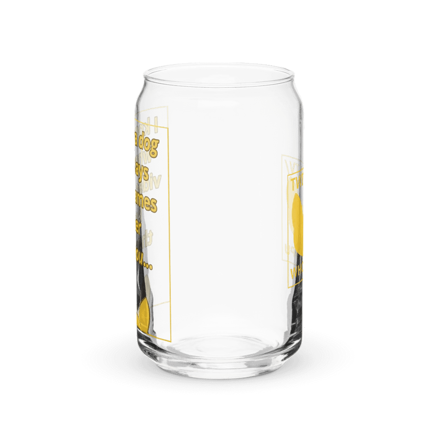 Doopsters - I know a Dog Gamer - Can-Shaped Glass product image (3)