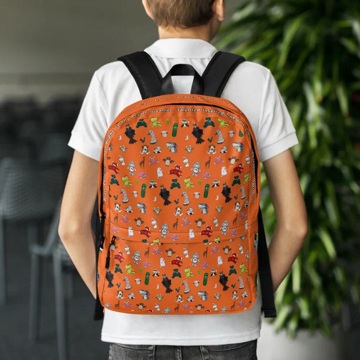 The KidTime StoryTime Character Backpack (Orange) product image (1)