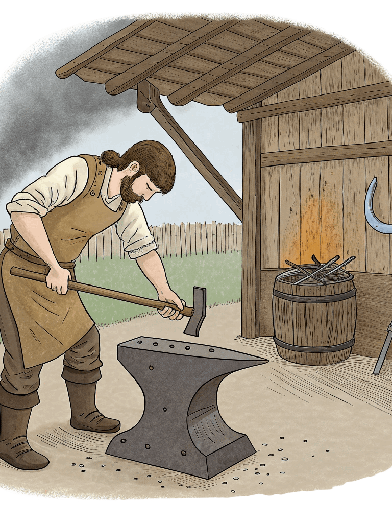 A Colonial American Trades Coloring Book for Kids. product image (2)