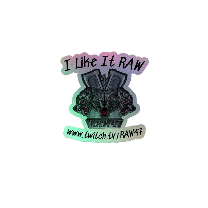 I Like It RAW Sticker product image (2)