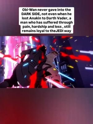 He never gave into the dark side #obiwan #starwars #darthvader #darthmaul #anakinskywalker #animetiktok #animeedit #anime