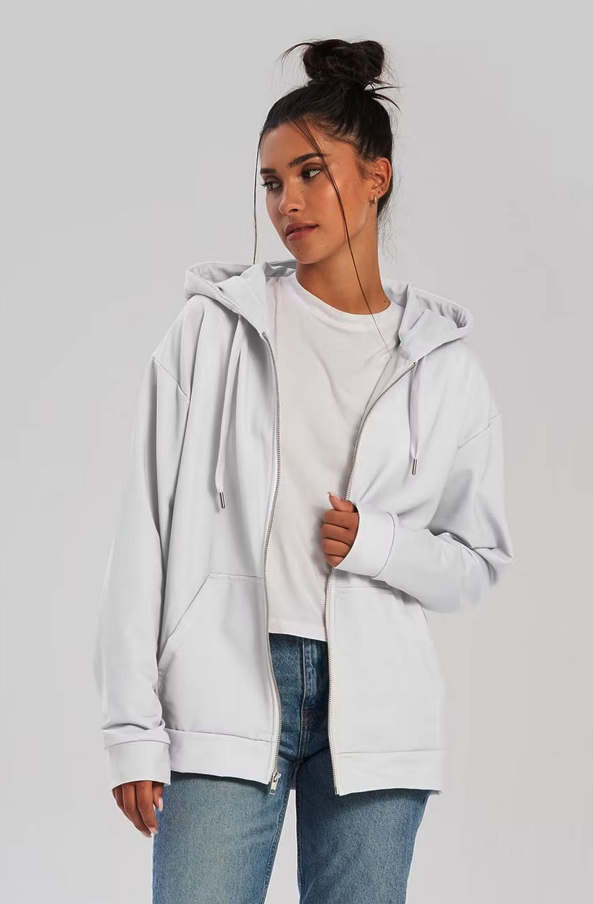 Polka Dot Illusion Vintage Retro Unisex Zip Hoodie product image (5)