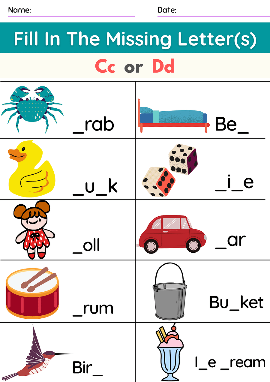 Kindergarten worksheets product image (2)