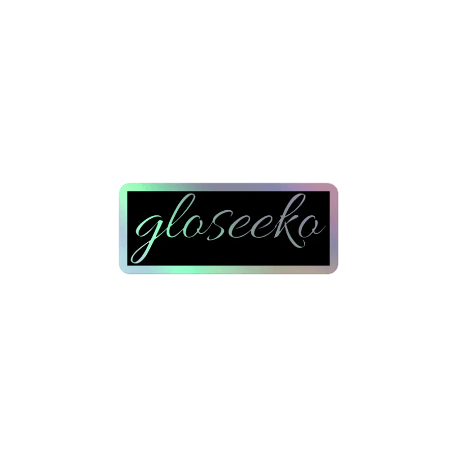 Signature Reverse Holographic Sticker product image (1)