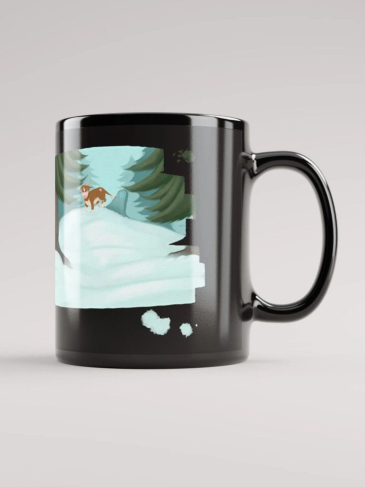 Cursed Edition - Cow - Black Glossy Mug product image (1)