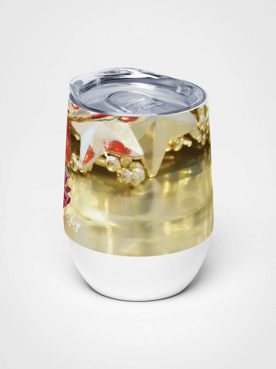 Festive Holiday Wine Tumbler for moms dads friends colleagues product image (5)