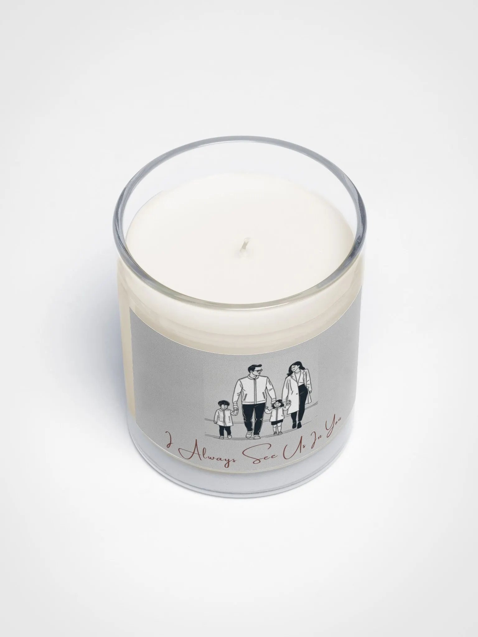 Thanksgiving Family Sketch Soy Wax Candle product image (3)