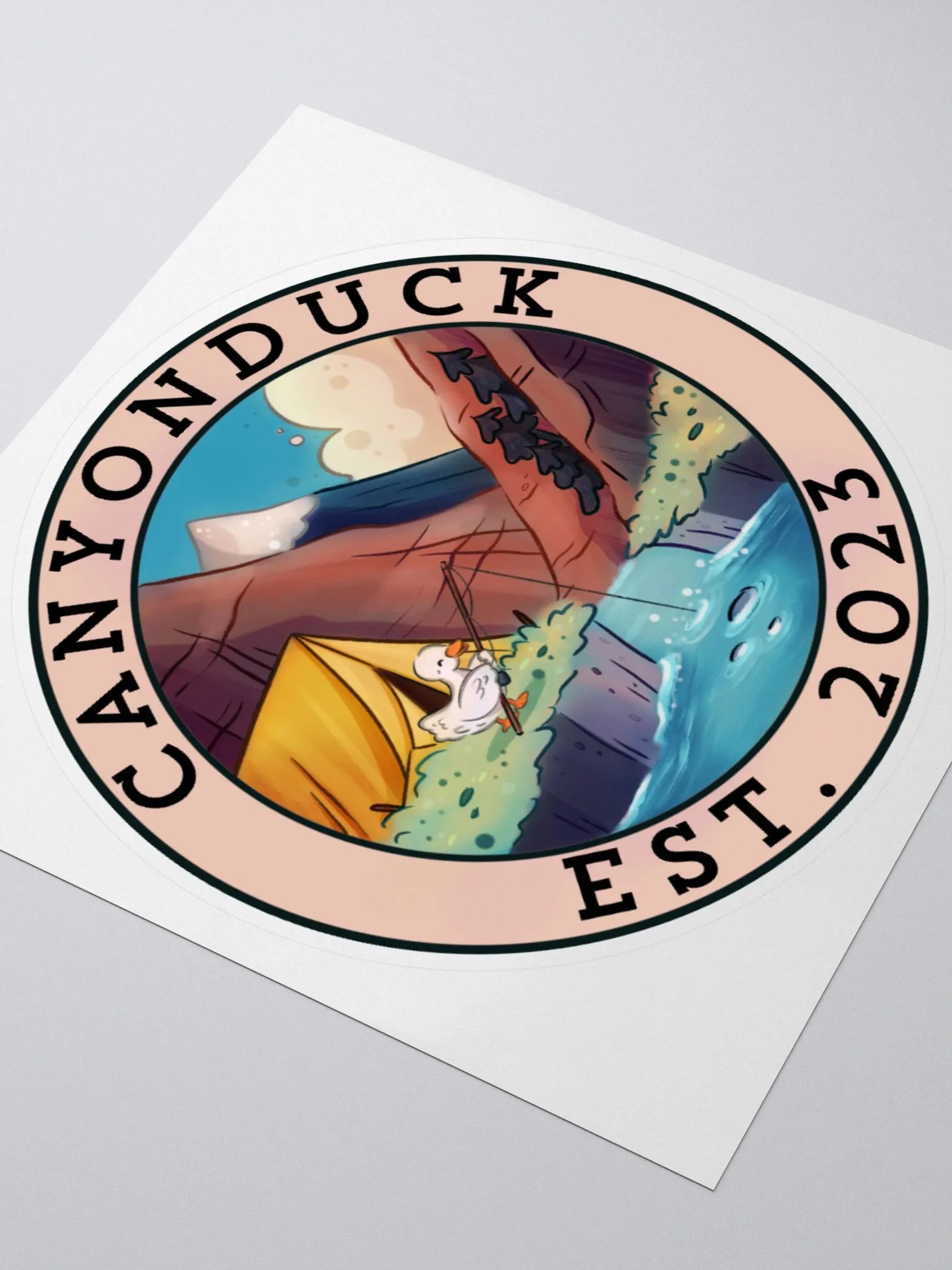 CanyonDuck Sticker product image (3)