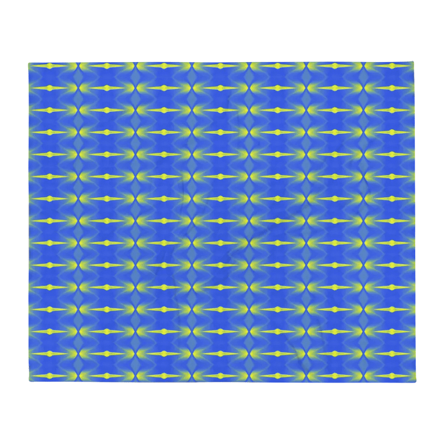 Bold & Bluetiful Vibrant Throw Blanket product image (3)