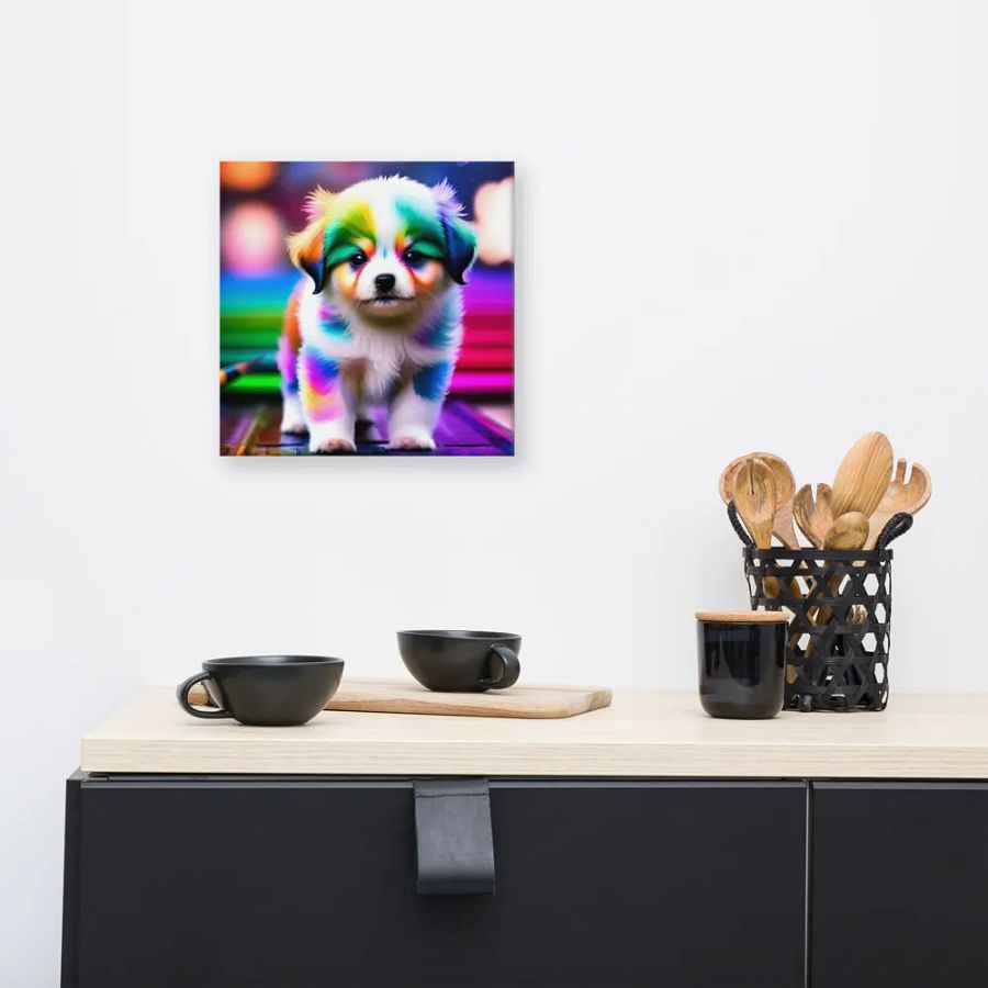Cute Dog Digital Painting - v18 product image (8)