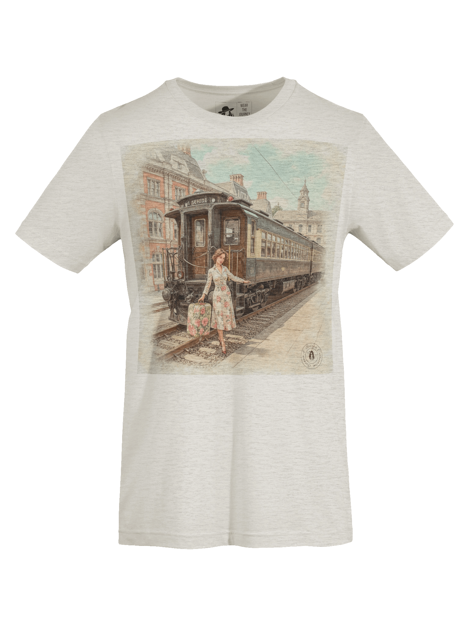 Vintage Train Travel T-Shirt – Romance of the Rails product image (7)