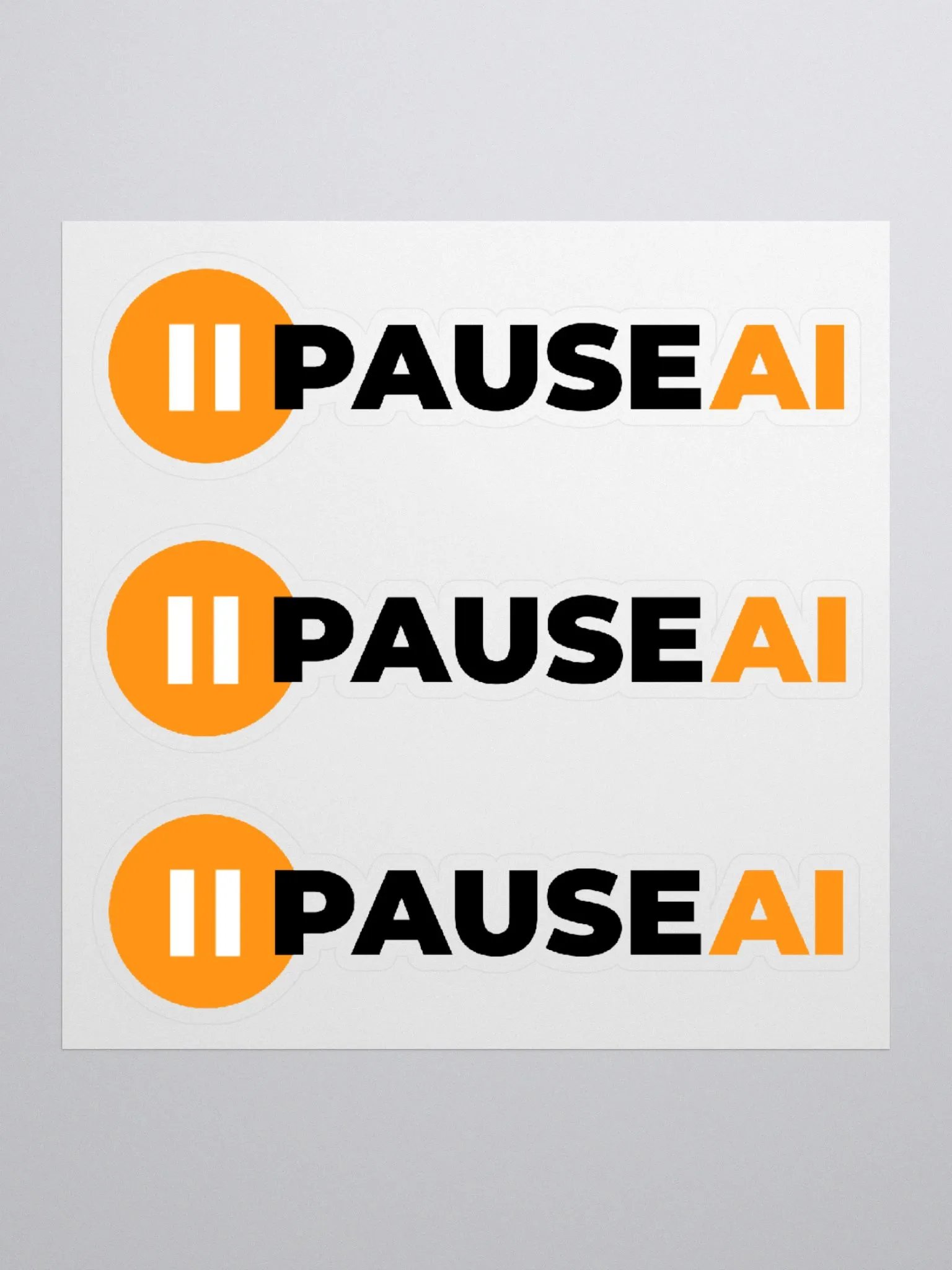 PauseAI stickers product image (1)