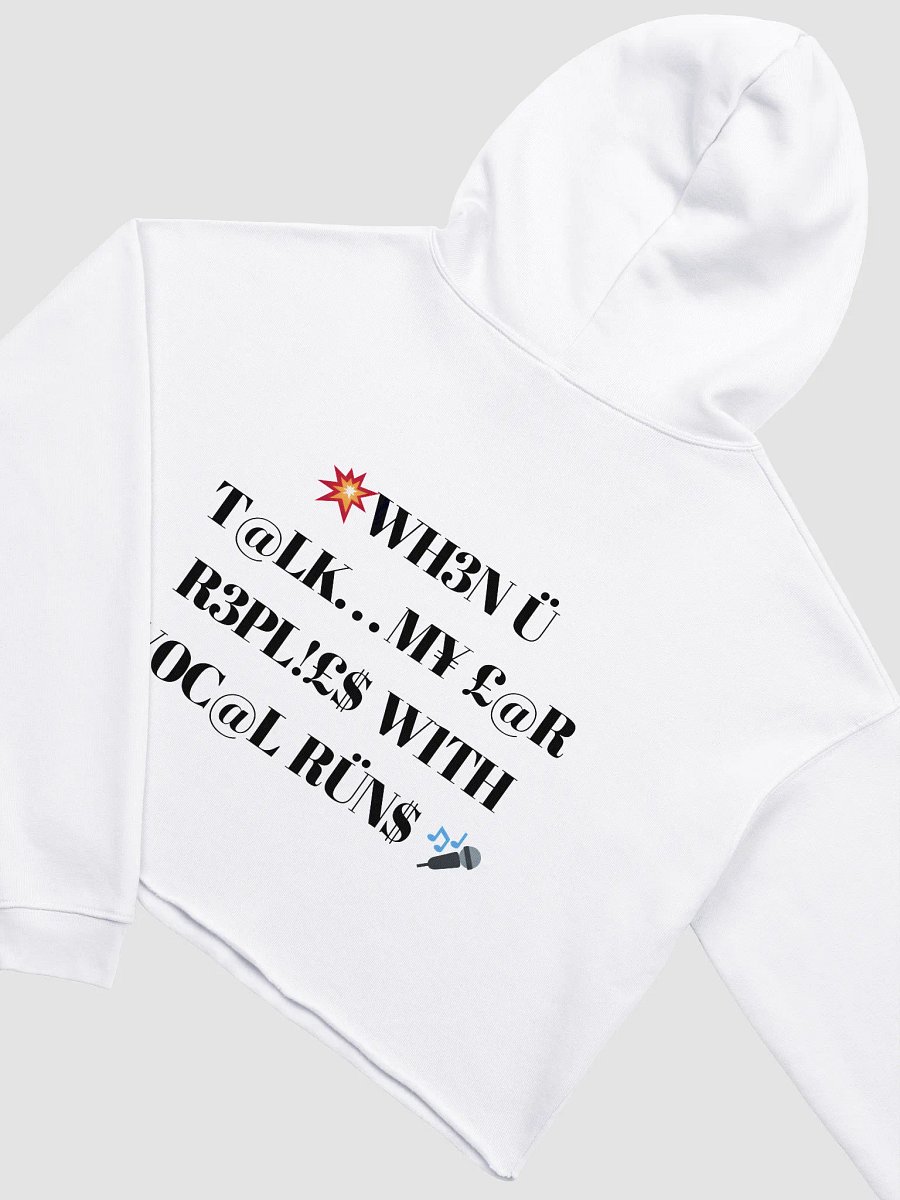 $.T.@.T - V0C@L RÜN$ Fleece Crop Hoodie product image (2)
