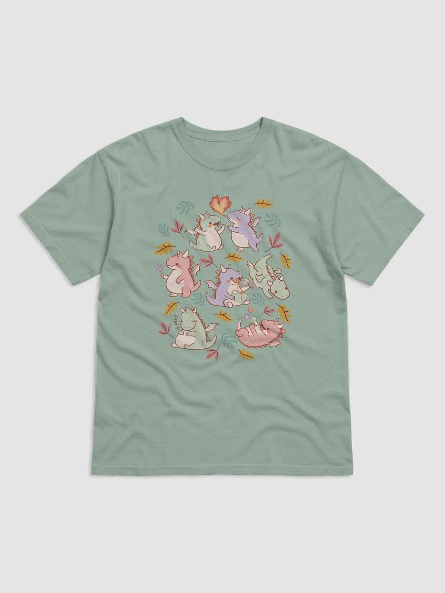 Cottagecore-Style Shirt of Kawaii Dragons | Cottagecore, Goblincore, and Forestcore-Inspired Dragons T-Shirt product image (4)