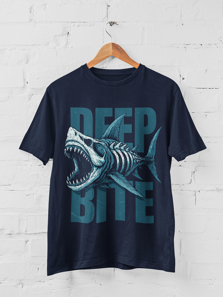Shark Skeleton Graphic T-Shirt product image (2)
