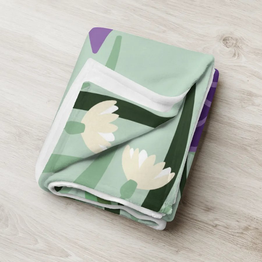 Enchanting Mermaid Dreams Throw Blanket product image (6)