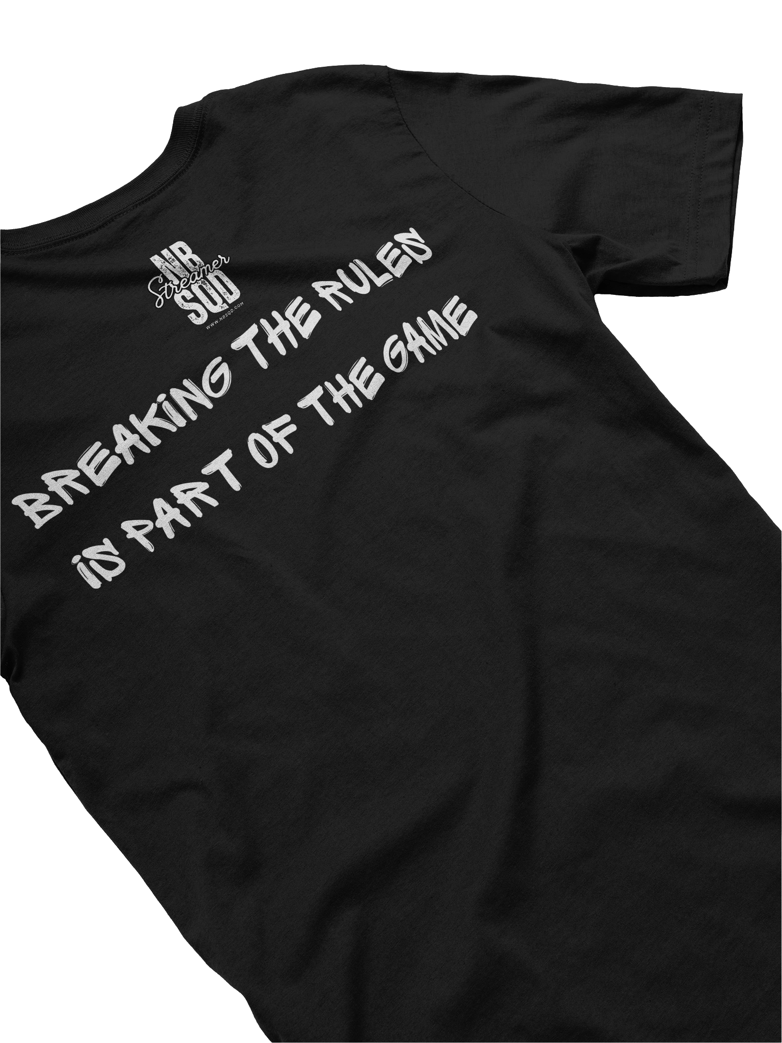 NBSQD Graffiti Ladies BLK T-Shirt - Break The Rules Its Part of The Game product image (4)