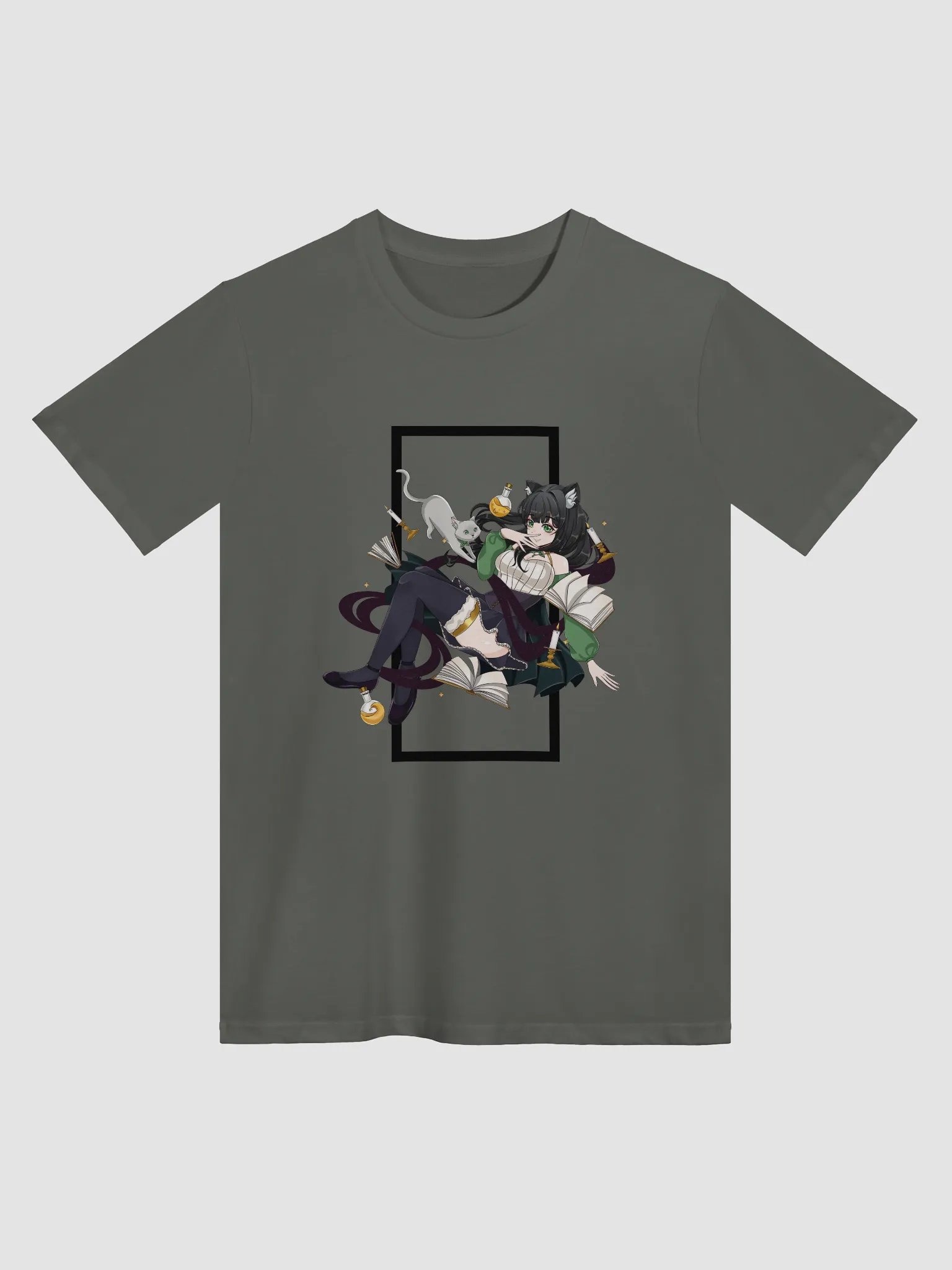 Whimsical Cat Girl Unisex Tee product image (1)