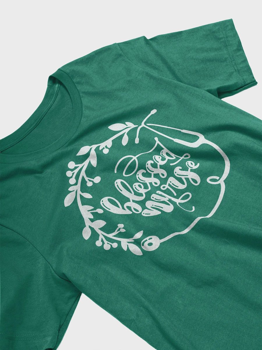 Blessed Nurse Wreath Tee product image (3)