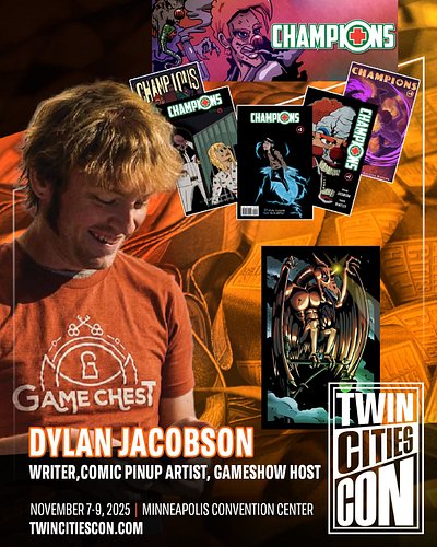 Look at this! I can’t wait to come up to @twincitiescon and kick buns with you all this weekend! Come get some pinups, a comi...