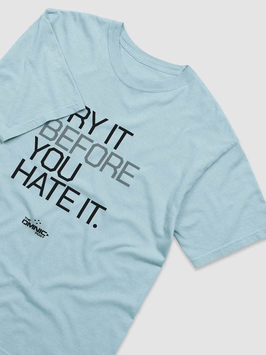 Try it before you hate it - The Omnic Post - Black Print shirt product image (11)