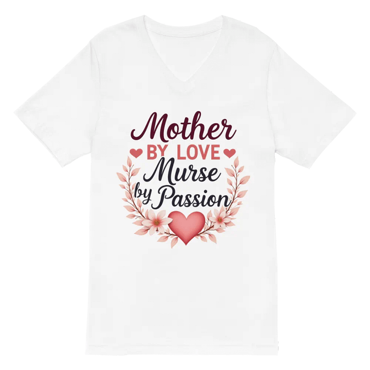 Mother by Love Nurse by Passion V-Neck Tee product image (2)