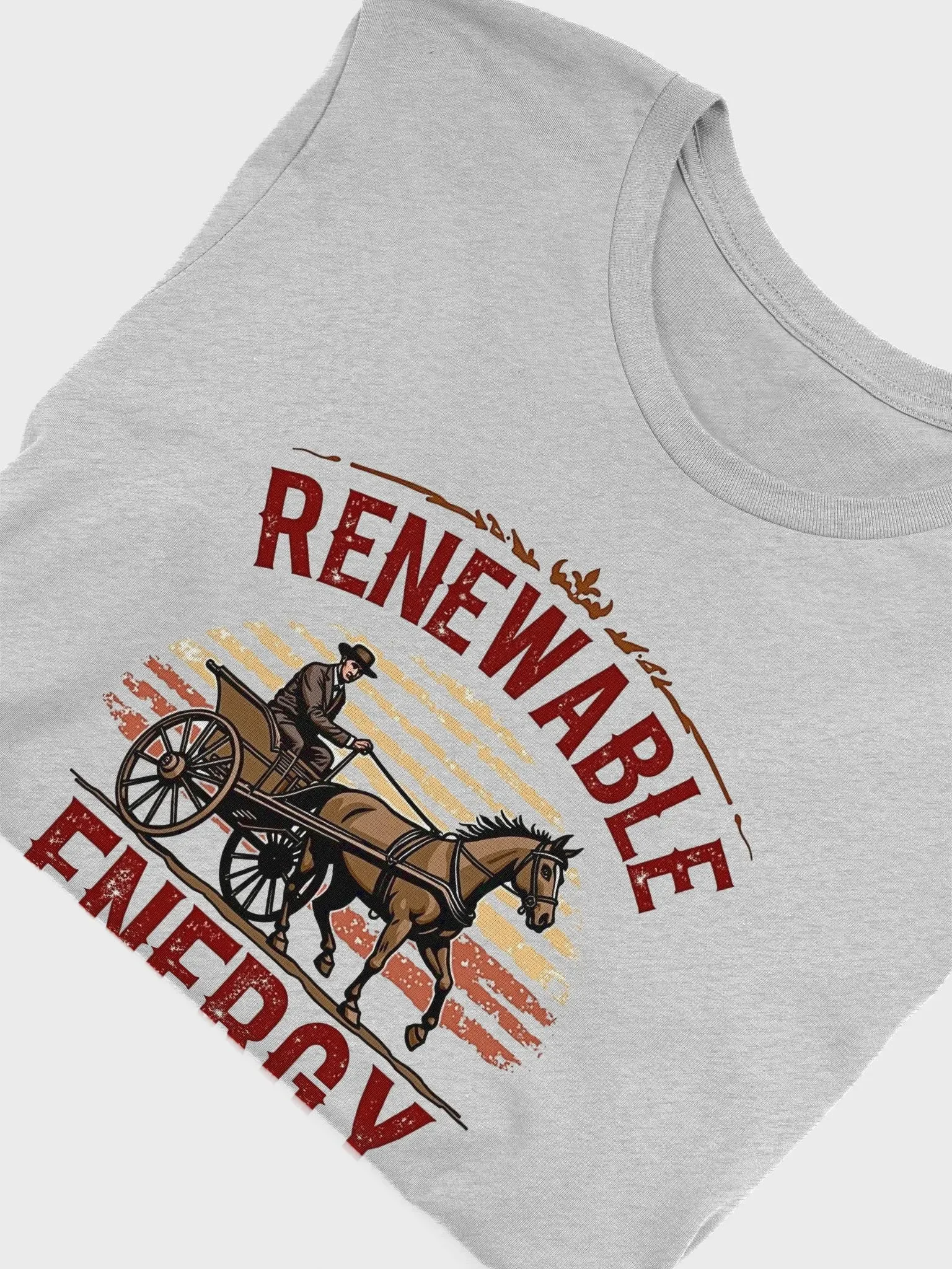 Sunset Carriage Ride Renewable Energy T-Shirt product image (45)