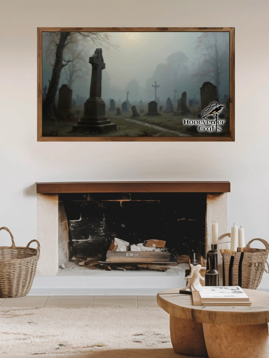 Haunted Graveyard: Halloween Frame TV Art product image (3)