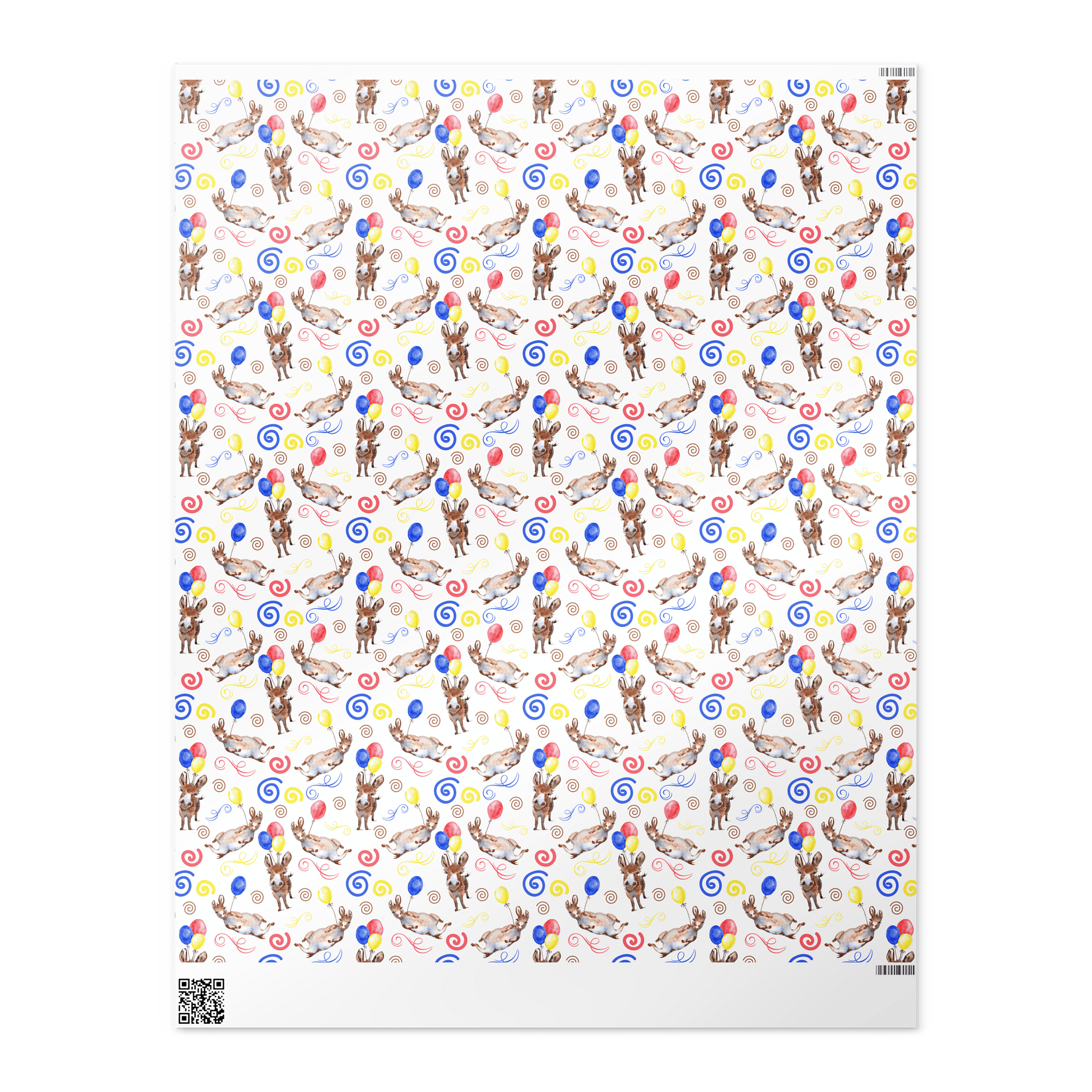 Donkey Birthday Wrapping Paper product image (4)