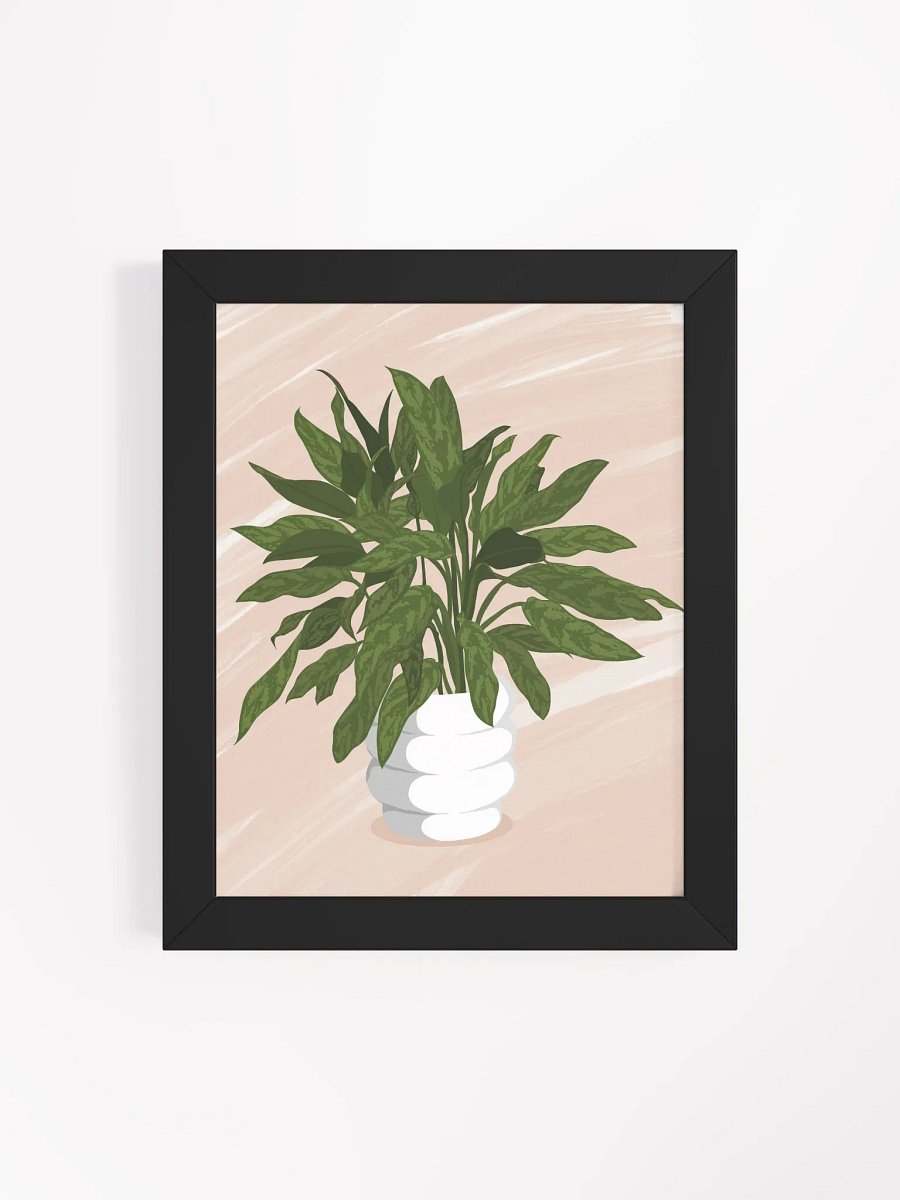 Green Plant Framed Botanical Art Print product image (4)