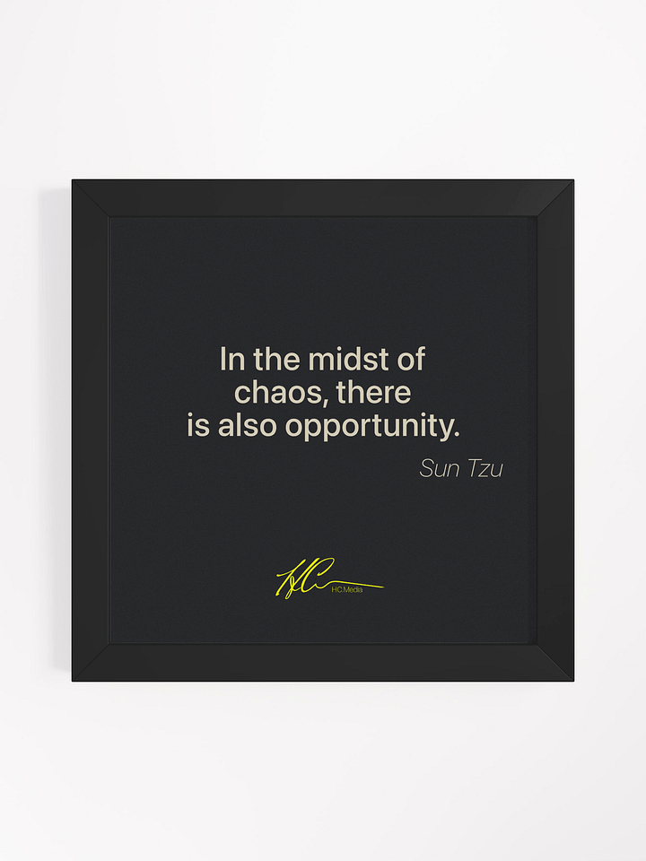 Sun Tzu Q3 - Framed Poster product image (1)