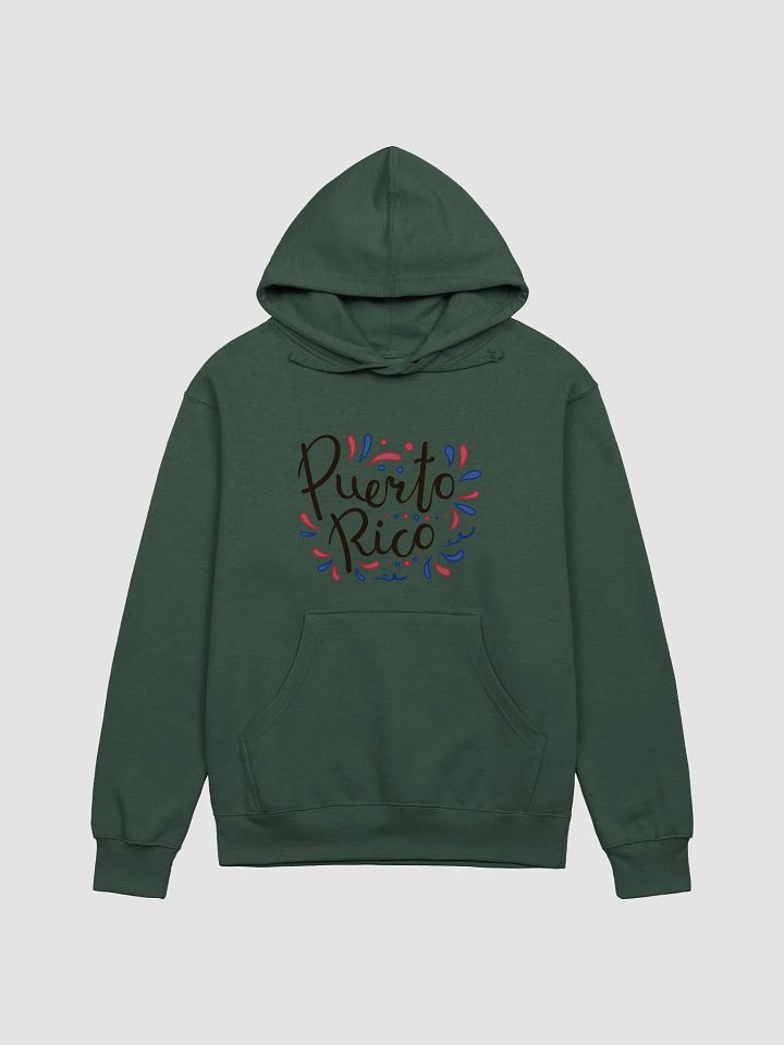 Puerto Rico Festive Script Hoodie product image (1)
