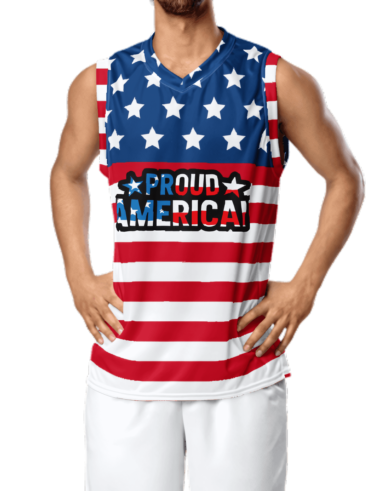 Basketball Jersey: Proud American product image (1)