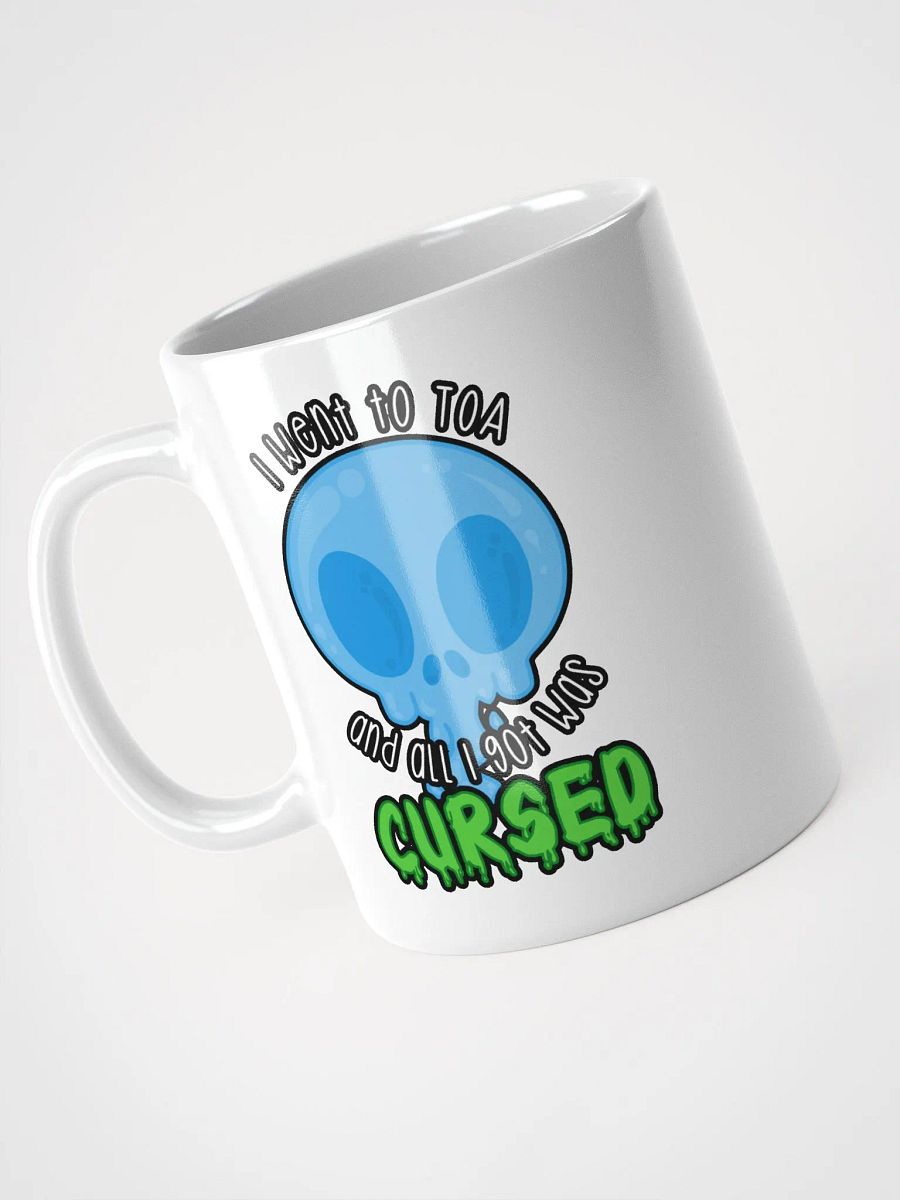 All I Got Was Cursed - Mage - White Glossy Mug product image (3)