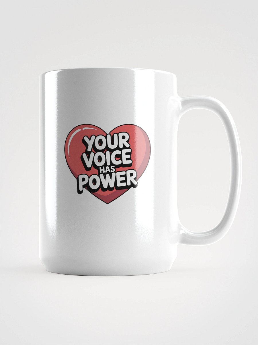 Empowerment Heart White Glossy Mug product image (1)