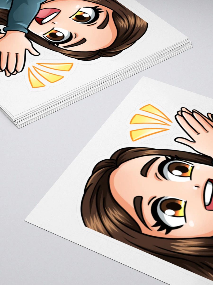 Anna Clap Emote Sticker product image (4)