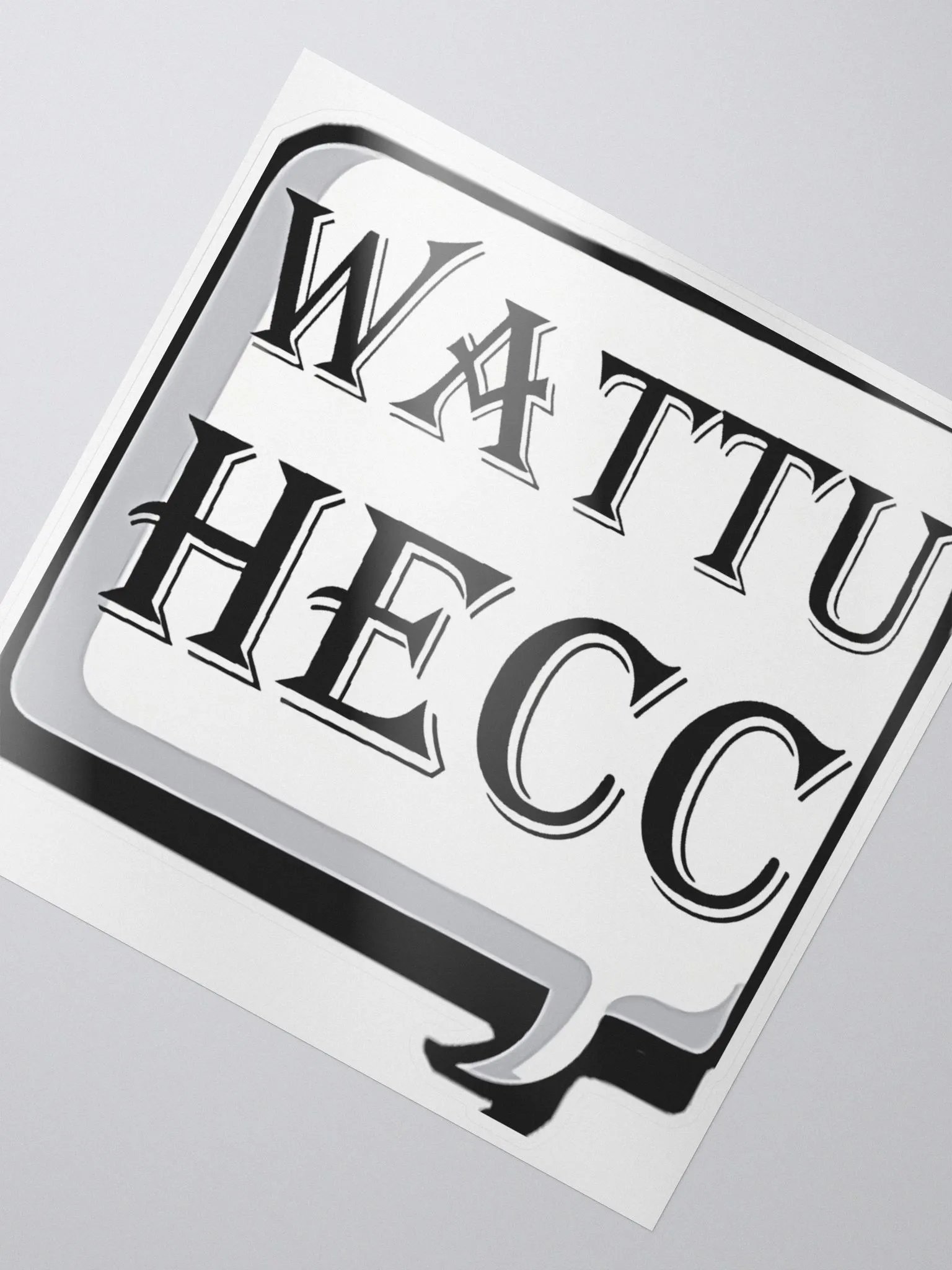 wattuhecc Kiss Cut Stickers product image (2)