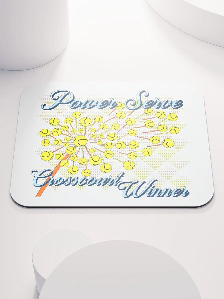 Dandelion Tennis Power Server Crosscourt Winner Mouse Pad product image (1)