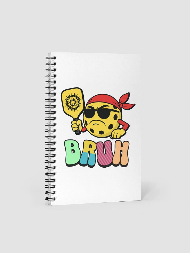 Bruh Pickleball Vibes Spiral Notebook product image (2)