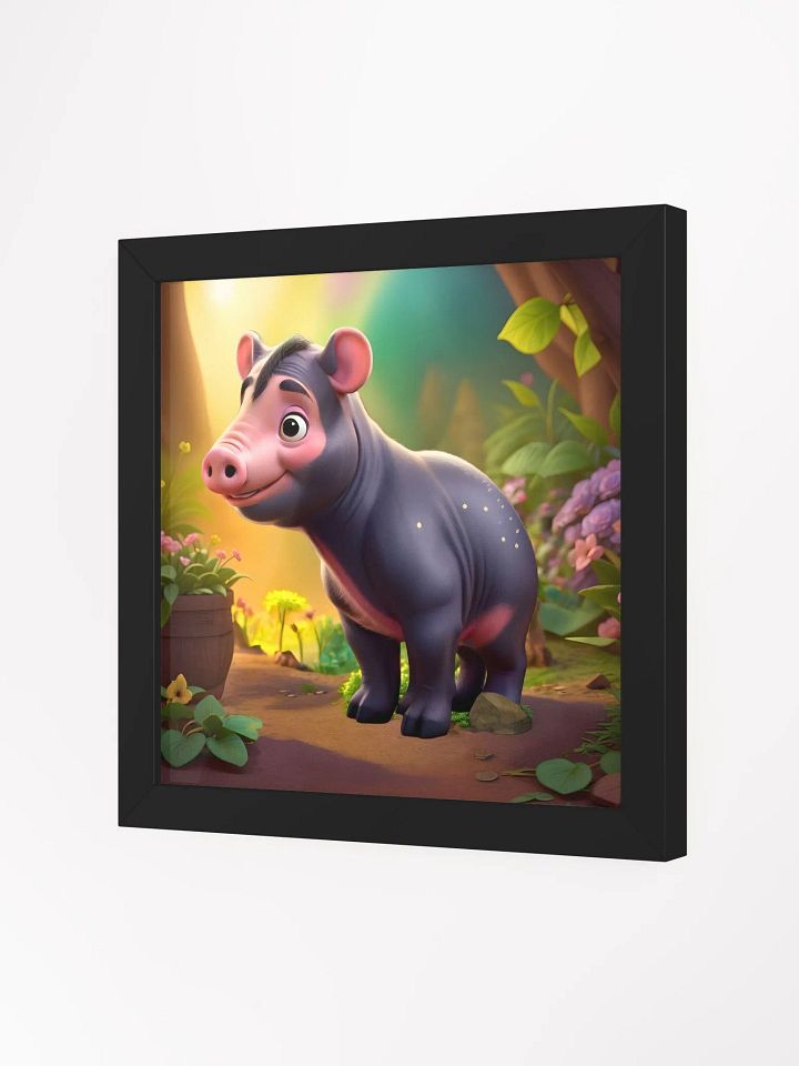 Endangered Species - Mexico - Tapir Eco-Friendly Ayous Wood Framed Poster product image (2)
