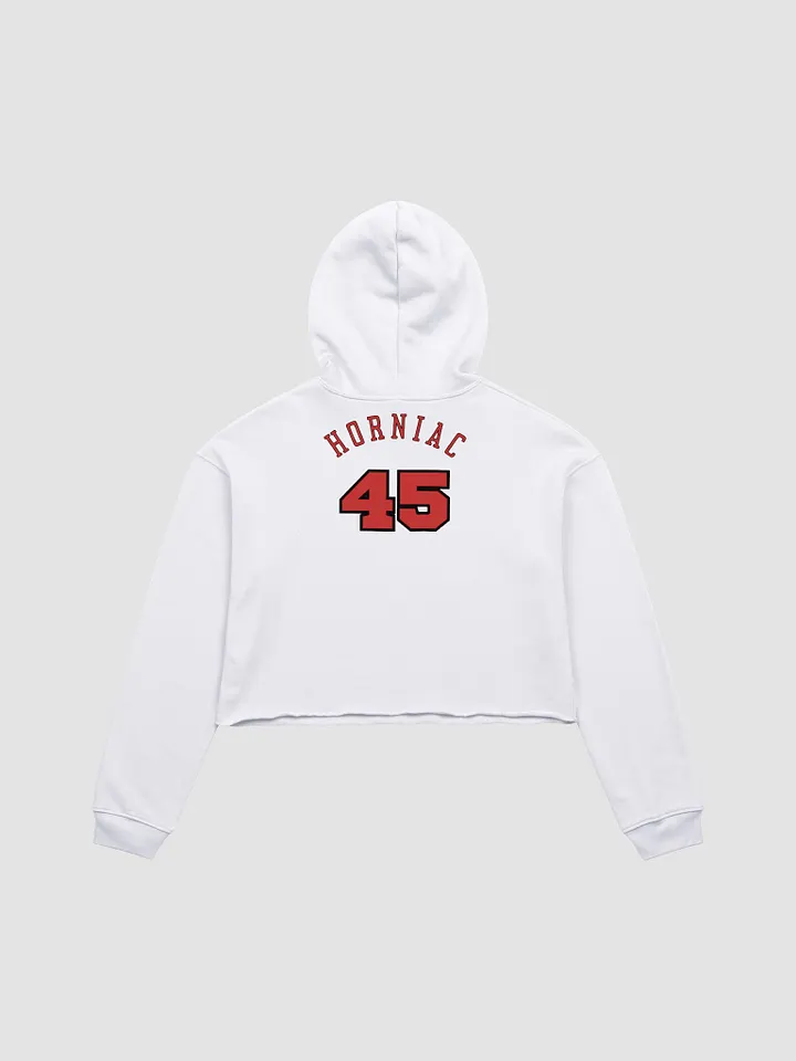 Horns Over Hoops Fusion Crop Hoodie product image (2)
