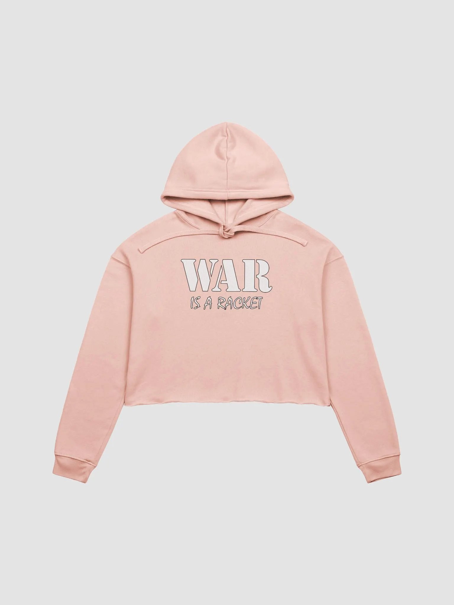 War Is A Racket - Bella+Canvas Fleece Crop Hoodie product image (2)