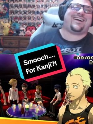Smooch For number 3! #twitch #twitchtok #persona #persona4golden #persona4 #atlus #kanji #teddie #smooch 
