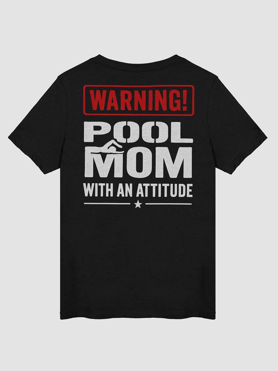 Pool Mom Attitude Ladies V-Neck Tee product image (1)