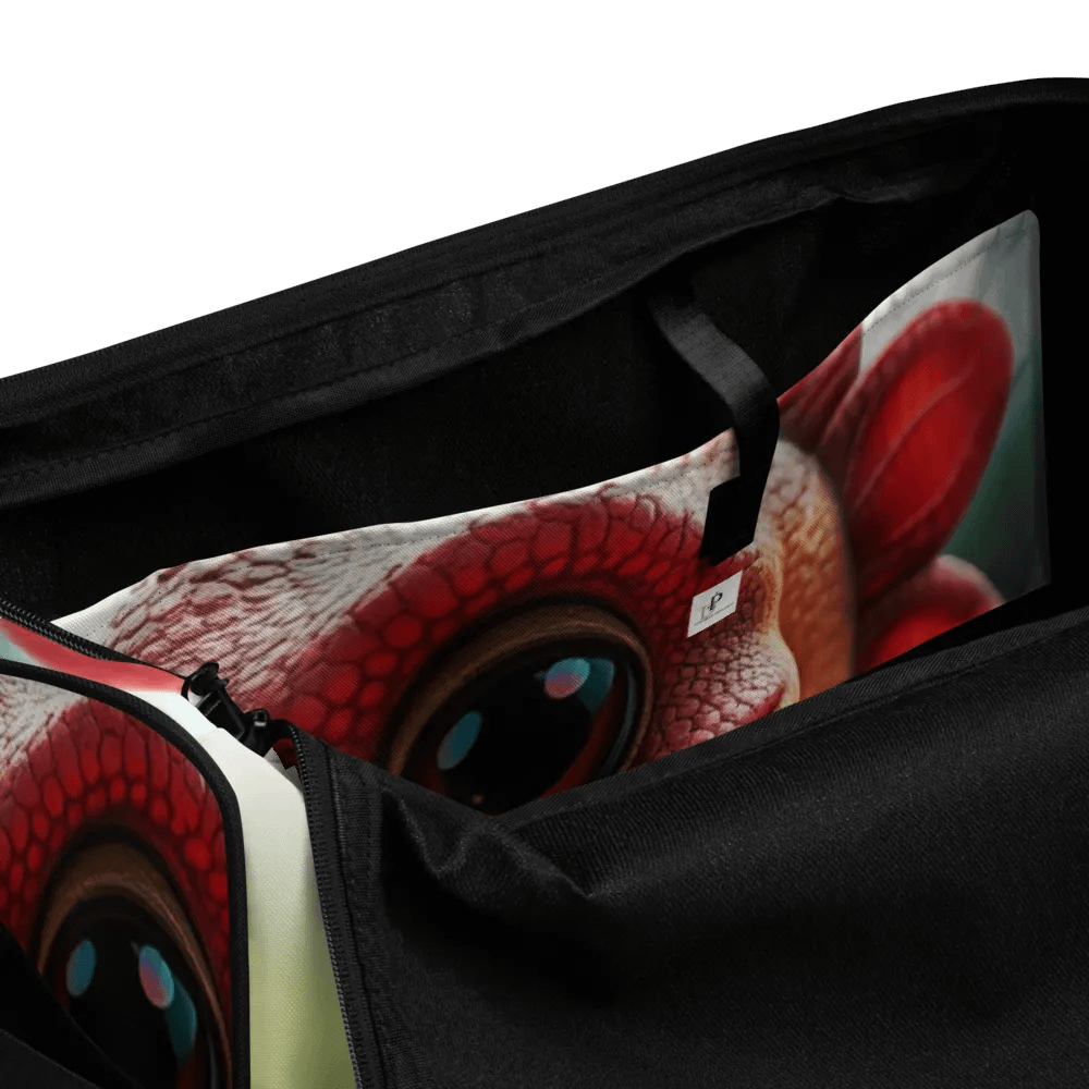Red Dinosaur All-Over Duffle Bag product image (4)
