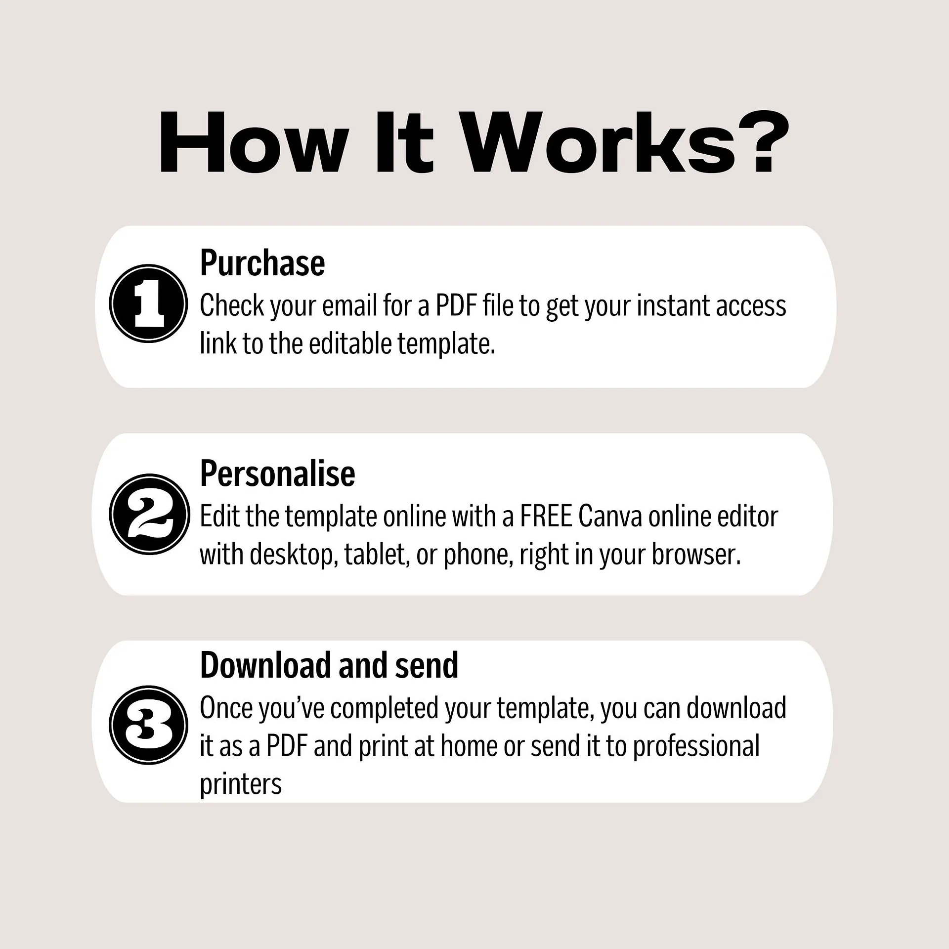 100th Birthday Number Photo Card Canva Template product image (10)